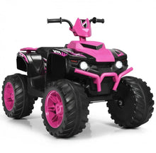 Load image into Gallery viewer, Super Cool 12V Kids Ride On ATV, Car 1 Seater | LED Lights | Heavy Duty Tires | Ages 3-7 | Music | 2 Speeds | Upgraded