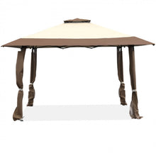 Load image into Gallery viewer, Heavy Duty 13ft By 13ft Beautiful Pop Up Gazebo Tent With Carry Bag For Patio, Garden, The Beach, Pool | Patio Canopy