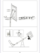 Load image into Gallery viewer, Adjustable 5-6.5 Feet Heavy Duty Basketball Hoop Net With Stand / Wheels For Kids | Age Group 3-12 Approx