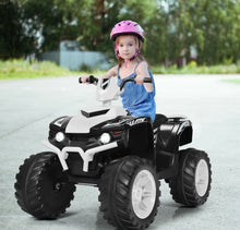 Load image into Gallery viewer, Super Cool 12V Kids Ride On ATV, Car 1 Seater | LED Lights | Heavy Duty Tires | Ages 3-7 | Music | 2 Speeds | Upgraded