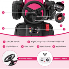 Load image into Gallery viewer, New 2025 Upgraded 12V Kids Ride On Car 1 Seater Excavator With Adjustable Arm & Bucket | Music | Push To Start | Remote