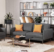 Load image into Gallery viewer, Heavy Duty 3 Person Modern Gorgeous Love Seat Sofa Couch With Very Comfortable Backrest Cushions | Thick Cushions | Holds 500lbs | Easy Assembly