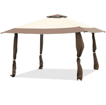 Load image into Gallery viewer, Heavy Duty 13ft By 13ft Beautiful Pop Up Gazebo Tent With Carry Bag For Patio, Garden, The Beach, Pool | Patio Canopy