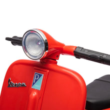 Load image into Gallery viewer, Super Cool Elegant 2025 Vespa Kids Ride On Car Motorcycle Vespa 1 Seater Scooter 12V | Music | USB Ready | LED Lights
