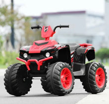 Load image into Gallery viewer, Super Cool 12V Kids Ride On ATV, Car 1 Seater | LED Lights | Heavy Duty Tires | Ages 3-7 | Music | 2 Speeds | Upgraded