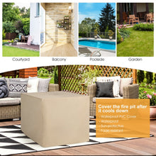 Load image into Gallery viewer, Elegant & Classy 9 Piece Outdoor Wicker Sectional With 35 Inch Gas Fire Pit Table Heavy Duty | In 6 Colours | Cover | Patio furniture