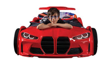 Load image into Gallery viewer, Super Cool 2025 Red GTX Twin Race Car Bed Upgraded | LED Lights