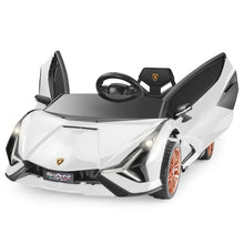 Load image into Gallery viewer, 2025 Licensed Lamborghini SIAN FKP 37 | 12V Ride-On Upgraded | Bluetooth | 1 Seater | Remote