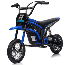 Load image into Gallery viewer, Super Cool 2025 24V Dirt Bike Ride on | Up to 25 KM/h | Upgraded Suspension | 2 Speeds | 350W Motor | Rubber Tires | Leather Seat