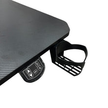 Load image into Gallery viewer, Heavy Duty Electric Standing Desk, 160 x 75 cm L-Shaped Adjustable Desk with Cup Holder, Headphone Hook, 2 Cable Grommets