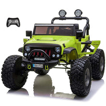 Load image into Gallery viewer, Upgraded 24V | 2025 Licensed Off-Road Lifted Monster JEEP Wrangler | Leather Seats | Rubber Tires | 2 Seater | 4x4 | Remote