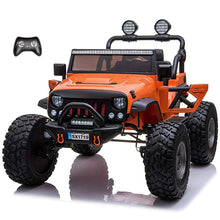 Load image into Gallery viewer, Upgraded 24V | 2025 Licensed Off-Road Lifted Monster JEEP Wrangler | Leather Seats | Rubber Tires | 2 Seater | 4x4 | Remote