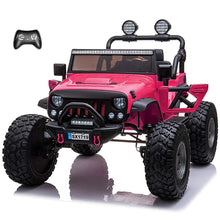 Load image into Gallery viewer, Upgraded 24V | 2025 Licensed Off-Road Lifted Monster JEEP Wrangler | Leather Seats | Rubber Tires | 2 Seater | 4x4 | Remote