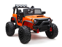 Load image into Gallery viewer, 2025 ECD Upgraded Monster Jeep Style 24V Ride-On | Small 2 Seater | MP3 | Leather Seats | Rubber Tires | Remote