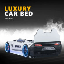 Load image into Gallery viewer, New 2025 Police Camaro Champion Car Bed For Kids With LED Lights | Sound Effects | Upgraded | Twin | Remote