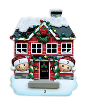 Load image into Gallery viewer, Super Cute Home Sweet Home Family Ornament | Poly Resin | Personalized | Multi Head | Christmas | Holidays