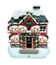 Load image into Gallery viewer, Super Cute Home Sweet Home Family Ornament | Poly Resin | Personalized | Multi Head | Christmas | Holidays
