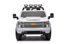 Load image into Gallery viewer, New Licensed 2025 Chevrolet Silverado Upgraded 24V 10AH | 2 Seater Ride On Truck | 4x4 | Leather Seats | Rubber Tires | 3 Colours | Remote | Pre Order