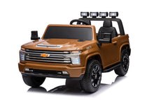 Load image into Gallery viewer, New Licensed 2025 Chevrolet Silverado Upgraded 24V 10AH | 2 Seater Ride On Truck | 4x4 | Leather Seats | Rubber Tires | 3 Colours | Remote | Pre Order