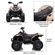 Load image into Gallery viewer, Licensed 2025 Can Am Renegade Upgraded ATV 24 Volt Ride On 1 Seater | 4x4 | Rubber Tires | Leather Seat | LED Lights