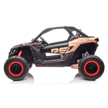 Load image into Gallery viewer, 2025 | 2x24V Licensed CAN AM RS Maverick UTV Kids' Ride-On Car Large 2 Seater Buggy | 4x4 Upgraded | Leather Seats | Rubber Tires |  800Watts | Remote | PRE-ORDER