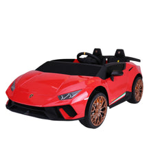Load image into Gallery viewer, 2025 Upgraded Licensed 24V Huracan Lamborghini 2 Seater XXL | 4x4 | Special Edition | Leather Seats | Rubber Tires | Remote