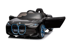 Load image into Gallery viewer, Licensed Upgraded 2025 BMW i4 Kids Ride On Car 1 Seater 12V | MP3 | Ages 3-8 | Remote