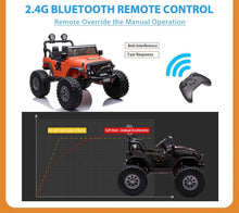 Load image into Gallery viewer, Upgraded 24V | 2025 Licensed Off-Road Lifted Monster JEEP Wrangler | Leather Seats | Rubber Tires | 2 Seater | 4x4 | Remote