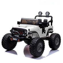Load image into Gallery viewer, Upgraded 24V | 2025 Licensed Off-Road Lifted Monster JEEP Wrangler | Leather Seats | Rubber Tires | 2 Seater | 4x4 | Remote