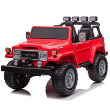 Load image into Gallery viewer, 2025 Licensed Toyota 24V FJ-40 | 4x4 Ride On Car Upgraded 2 Seater | Leather Seats | Rubber Tires | Remote