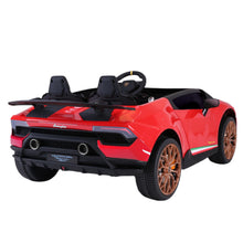 Load image into Gallery viewer, 2025 Upgraded Licensed 24V Huracan Lamborghini 2 Seater XXL | 4x4 | Special Edition | Leather Seats | Rubber Tires | Remote