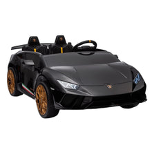 Load image into Gallery viewer, 2025 Upgraded Licensed 24V Huracan Lamborghini 2 Seater XXL | 4x4 | Special Edition | Leather Seats | Rubber Tires | Remote