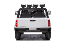 Load image into Gallery viewer, New Licensed 2025 Chevrolet Silverado Upgraded 24V 10AH | 2 Seater Ride On Truck | 4x4 | Leather Seats | Rubber Tires | 3 Colours | Remote | Pre Order
