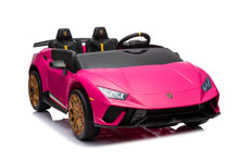 Load image into Gallery viewer, 2025 Upgraded Licensed 24V Huracan Lamborghini 2 Seater XXL | 4x4 | Special Edition | Leather Seats | Rubber Tires | Remote