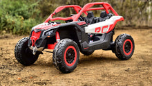 Load image into Gallery viewer, 2025 | 2x24V Licensed CAN AM RS Maverick UTV Kids' Ride-On Car Large 2 Seater Buggy | 4x4 Upgraded | Leather Seats | Rubber Tires |  800Watts | Remote | PRE-ORDER