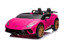 Load image into Gallery viewer, 2025 Upgraded Licensed 24V Huracan Lamborghini 2 Seater XXL | 4x4 | Special Edition | Leather Seats | Rubber Tires | Remote