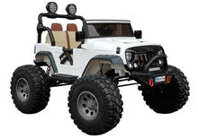 Load image into Gallery viewer, Upgraded 24V | 2025 Licensed Off-Road Lifted Monster JEEP Wrangler | Leather Seats | Rubber Tires | 2 Seater | 4x4 | Remote