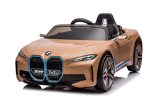 Load image into Gallery viewer, Licensed Upgraded 2025 BMW i4 Kids Ride On Car 1 Seater 12V | MP3 | Ages 3-8 | Remote
