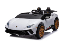 Load image into Gallery viewer, 2025 Upgraded Licensed 24V Huracan Lamborghini 2 Seater XXL | 4x4 | Special Edition | Leather Seats | Rubber Tires | Remote