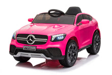 Load image into Gallery viewer, 2025 Licensed GLC Upgraded 12V Mercedes Benz Coupe Kids Ride On Car | Leather Seat | Rubber Tires | 1 Seater | Remote