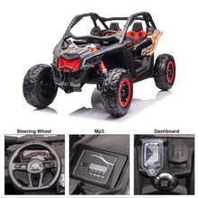 Load image into Gallery viewer, 2025 | 2x24V Licensed CAN AM RS Maverick UTV Kids' Ride-On Car Large 2 Seater Buggy | 4x4 Upgraded | Leather Seats | Rubber Tires |  800Watts | Remote | PRE-ORDER