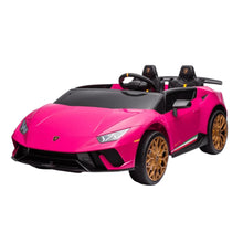 Load image into Gallery viewer, 2025 Upgraded Licensed 24V Huracan Lamborghini 2 Seater XXL | 4x4 | Special Edition | Leather Seats | Rubber Tires | Remote