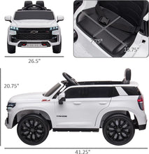 Load image into Gallery viewer, New 2025 Licensed 12V Chevrolet Tahoe Upgraded 1 Seater Ride On Car / SUV | Heavy Duty Tires | Comfy Seat | Remote
