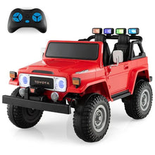 Load image into Gallery viewer, 2025 Licensed Toyota 24V FJ-40 | 4x4 Ride On Car Upgraded 2 Seater | Leather Seats | Rubber Tires | Remote