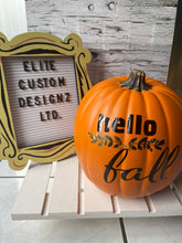 Load image into Gallery viewer, 9" Custom Pumpkin Round
