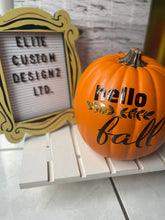 Load image into Gallery viewer, 9" Custom Pumpkin Round