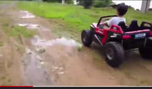 Load and play video in Gallery viewer, 2025 Clash 4x4 | 24V 9AH | UTV Dune Buggy Upgraded 2 Seater Ride-On XXL | Large Leather Seat | Rubber Tires | Holds 325 Lbs | Remote | 10-15 KPh