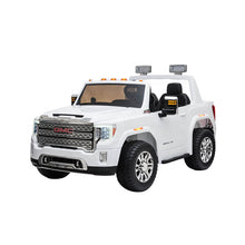 Load image into Gallery viewer, kidsvip_gmc_sierra_kids_ride_on_car_12v_rubber_wheels_leather_seat-2.jpg