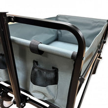 Load image into Gallery viewer, Heavy Duty INTEXCA Mini Foldable Multi-Function Wagon for Shopping, Travel, Etc | Grey