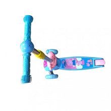 Load image into Gallery viewer, Super Cool Upgraded Peppa Pig Style Kids Foldable 3-Wheel Tilt and Turn Kick Scooter with Adjustable Handle | Music | LED Lights | Ages 3-8